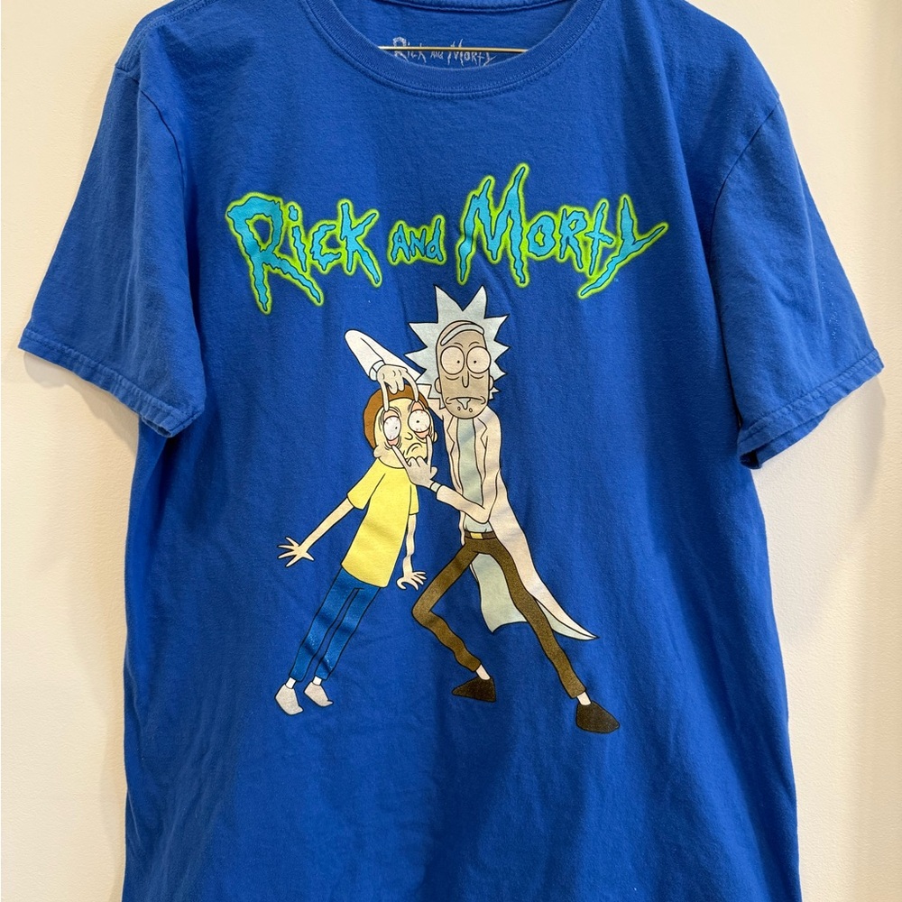 Rick and Morty Blue Men’s T-Shirt